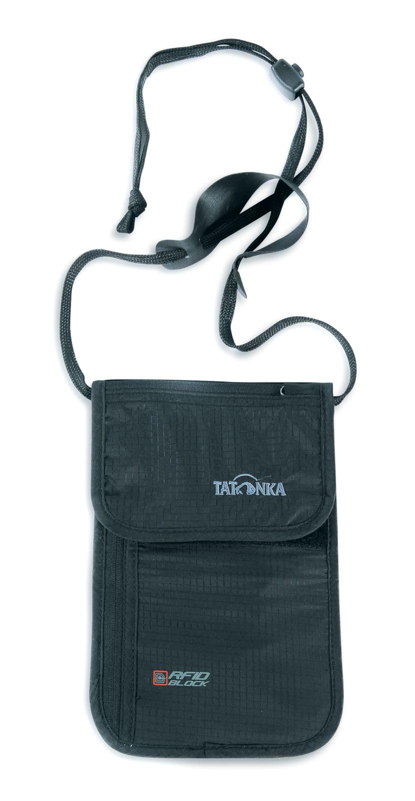 Tatonka Unisex_Adult Geldaufbewahrung Skin Neck Pouch RFID B Storage, Black, 19 x 13 x 1 cm
