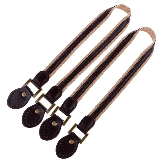 MagiDeal 1 Paare Trageriemen PU Leder Taschengriffe Taschenhenkel Lederband