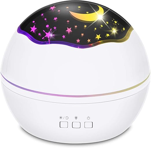 Nuit Etoilee Projecteur Lampe Led Star Moon Projecteur Rotation Veilleuse Nuit Sommeil Sucette Pour Bebe Enfants Chambre Decoration Ideal Cadeau Avec Ocean Sous Projection Film 8 Couleurs Mode Amazon Fr Luminaires Et Eclairage