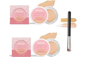 LKKTDZY Under Eye Brightener Concealer, Dark Circle Concealer & Brightener, Moisturizing & Waterproof (Natural colour)