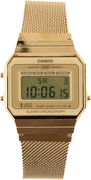 casio men's gold watch