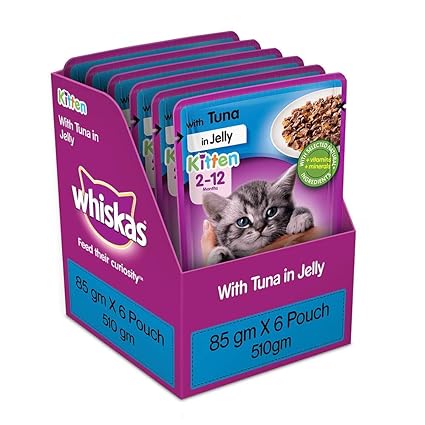 whiskas kitten food pouches