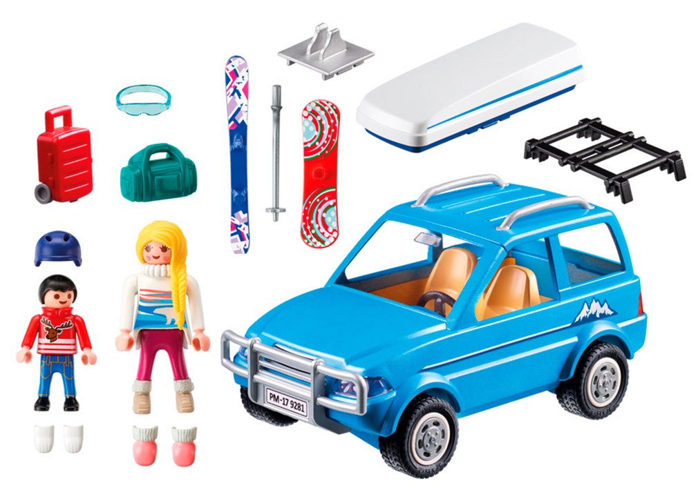 coche azul playmobil