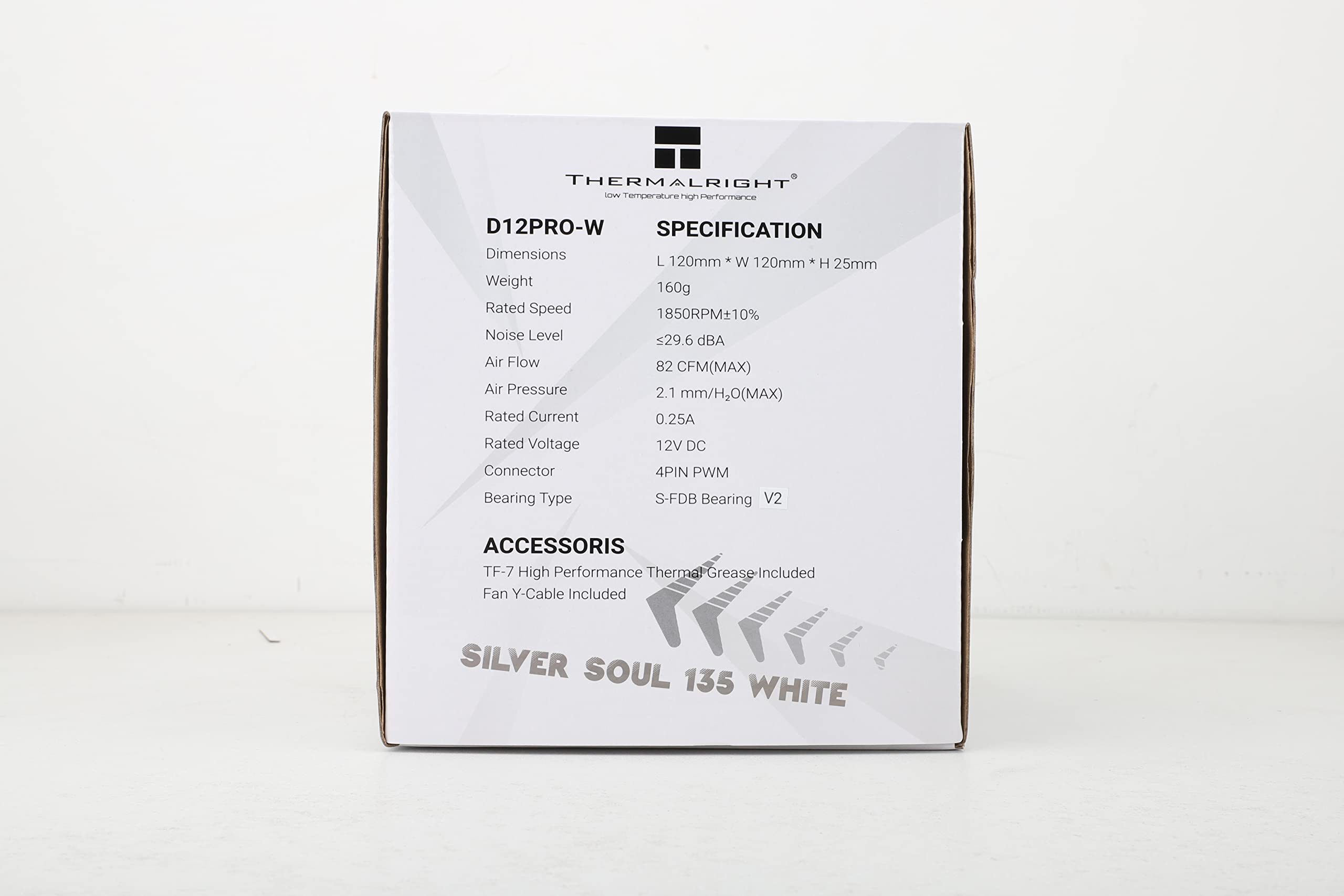 Thermalright Silver Soul 135 White Dual Tower CPU Air Cooler, 6x6mm Heat Pipes, TL-D12PRO-W PWM Fan, Aluminium Heatsink Cover, AGHP Technology, for AMD AM4/Intel 1700/1150/1151/1200/2011/2066/AM5