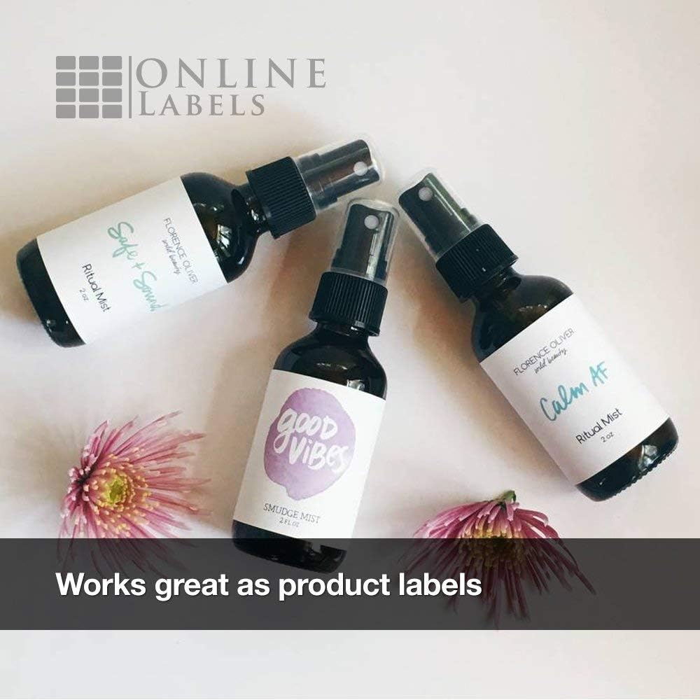 4 x 2 Mailing Labels - Pack of 1, 000 Labels, 100 Sheets - Inkjet/Laser Printer - Online Labels : Office Products