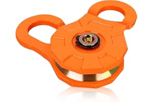 FINEERA Snatch Block Towing Pulley Blocks 50,000 lbs(22T) Minimum Breaking Strength, 25,000 lbs (11T) Working Load Limit, Heavy Duty Offroad Recovery Winch Accessory for Truck, Tractor, ATV & UTV1