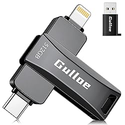 Gulloe 512GB Flash Drive Intended for iPhone, Plug