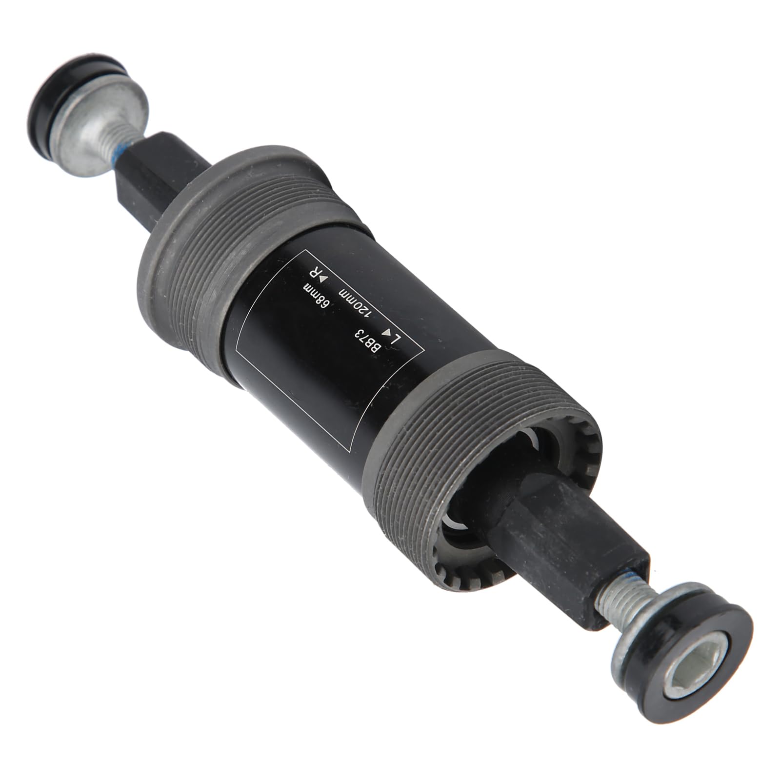 SUNGOOYUE Bottom Bracket,68mm Sealed Bottom Bracket Square Taper Metal Bearing Sfor Mountain, Folding, and Road Bikes, with Screw (120mm)