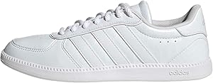 Adidas Damen BREAKNET Sleek Shoes, FTWR White/FTWR White/FTWR White, 36 EU
