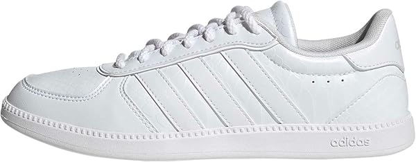 Adidas Damen BREAKNET Sleek Shoes, FTWR White/FTWR White/FTWR White, 42 2/3 EU