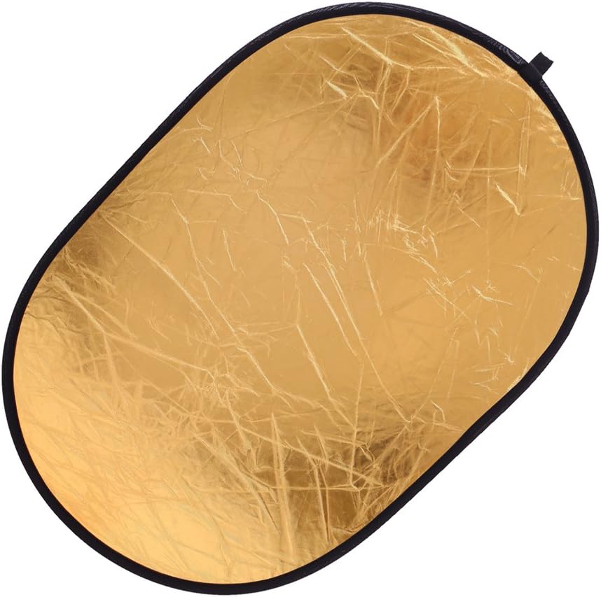 Konseen Photography Lighting Reflector Collapsible 5 in 1 60x90 cm Oval Diffuser with Carrying Bag for Photo Shooting Portrait Studio Multi Disc Translucent - Image 5