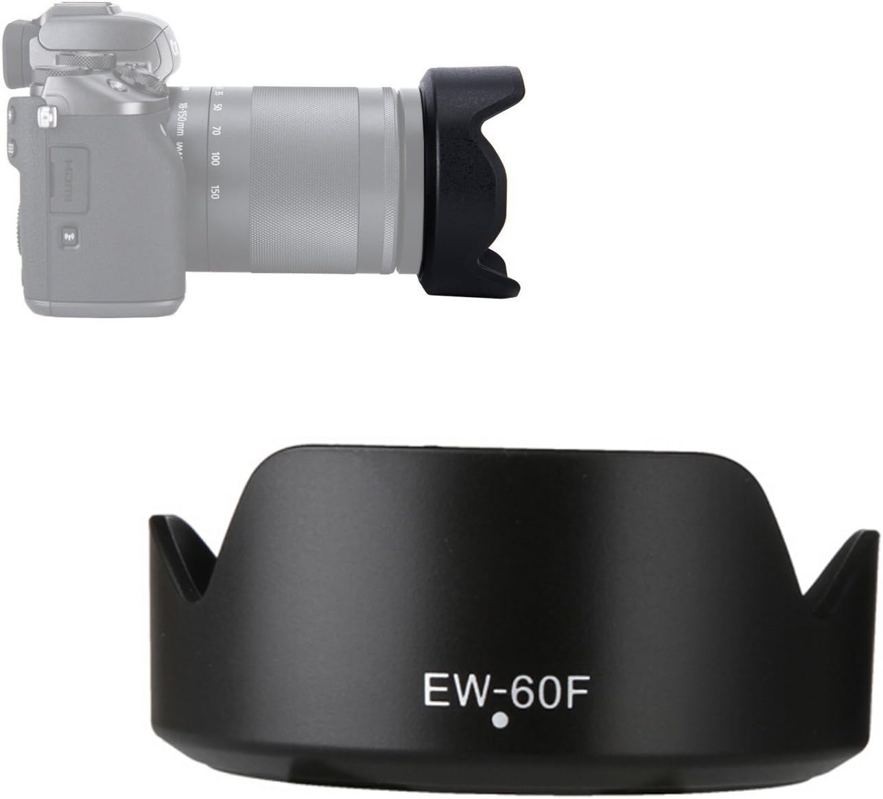 HomyWord Mount Lens Hood Shade For Canon EFM Amazon.co.uk