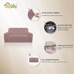 Easy-Going Oversized 6 Pieces Microfiber Stretch