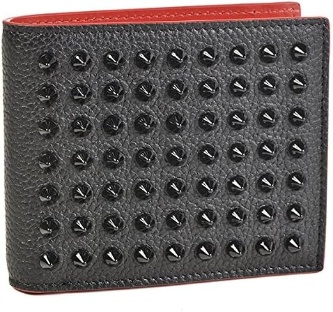 Amazon Christian Louboutin クリスチャン ルブタン 財布 メンズ Coolcoin 2つ折り財布 ブラック 0001 Cm53 並行輸入品 Christian Louboutin 財布