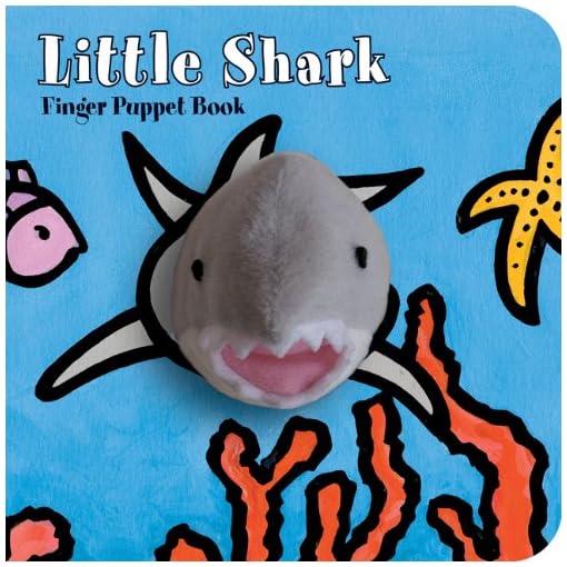 Little Shark: Finger Puppet Book: (Puppet Book for Baby, Little Toy Board Book, Baby Shark)
