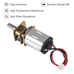 XIITIA 3pcs DC 3V-6V Mini N20 Gear Motor Slow Speed