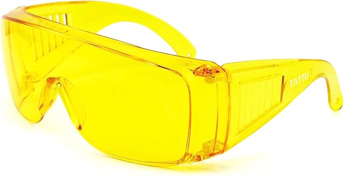 Tattu G1 Professionelle Uv Schutzbrille Blendschutz Uberanstrengung Der Augen Und Ermudung Verbesserung Der Nachtsicht Beim Fahren Bei Nacht Umlaufende Schutzbrille Zum Schiessen Und Jagen Gelb Amazon De Baumarkt