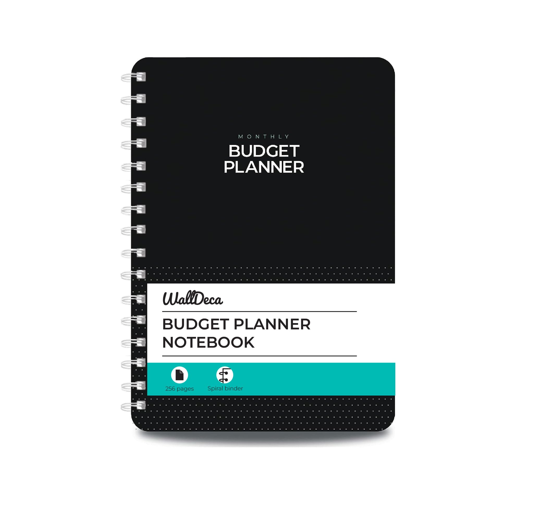 WallDeca - Undated Budget Planner, Expense Tracker Notebook, Monthly Budgeting Journal, Finance Planner & Accounts Book to Take Control of Your Money