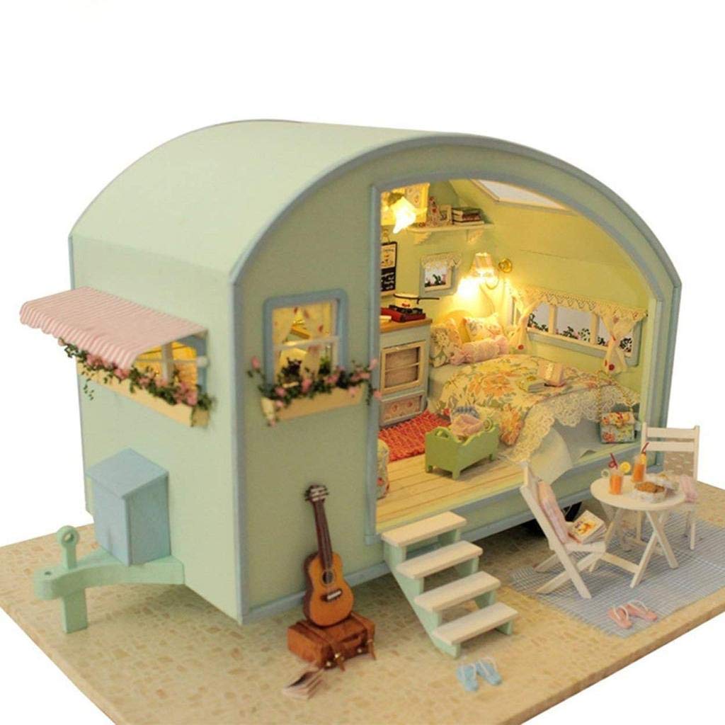 Rylai Wooden Handmade Dollhouse Miniature DIY Kit Time Travel Series