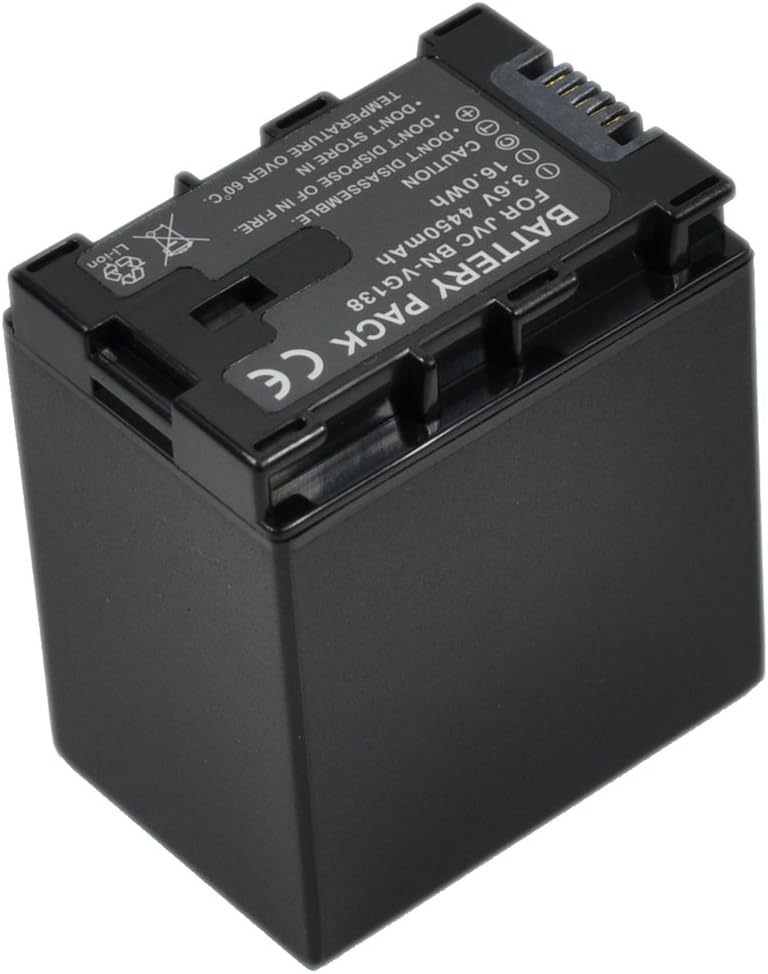 BTBAI BN-VG138 Battery+Charger AC Single for VG107E VG108E VG121E VG114E VG107U VG121 VG114U VG114 VG107 VG138E VG108U BNVG121 BN VG138U GZ-MS110 MS110BEK HM30 EX315BEK Camcorder Battery k1a - Image 3