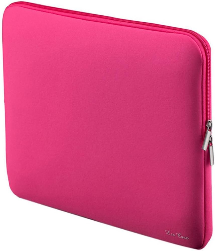LOLERS Zipper Soft Sleeve Laptop Bag Case for MacBook/iPad Pro Retina Notebook 13 inch Light Weight