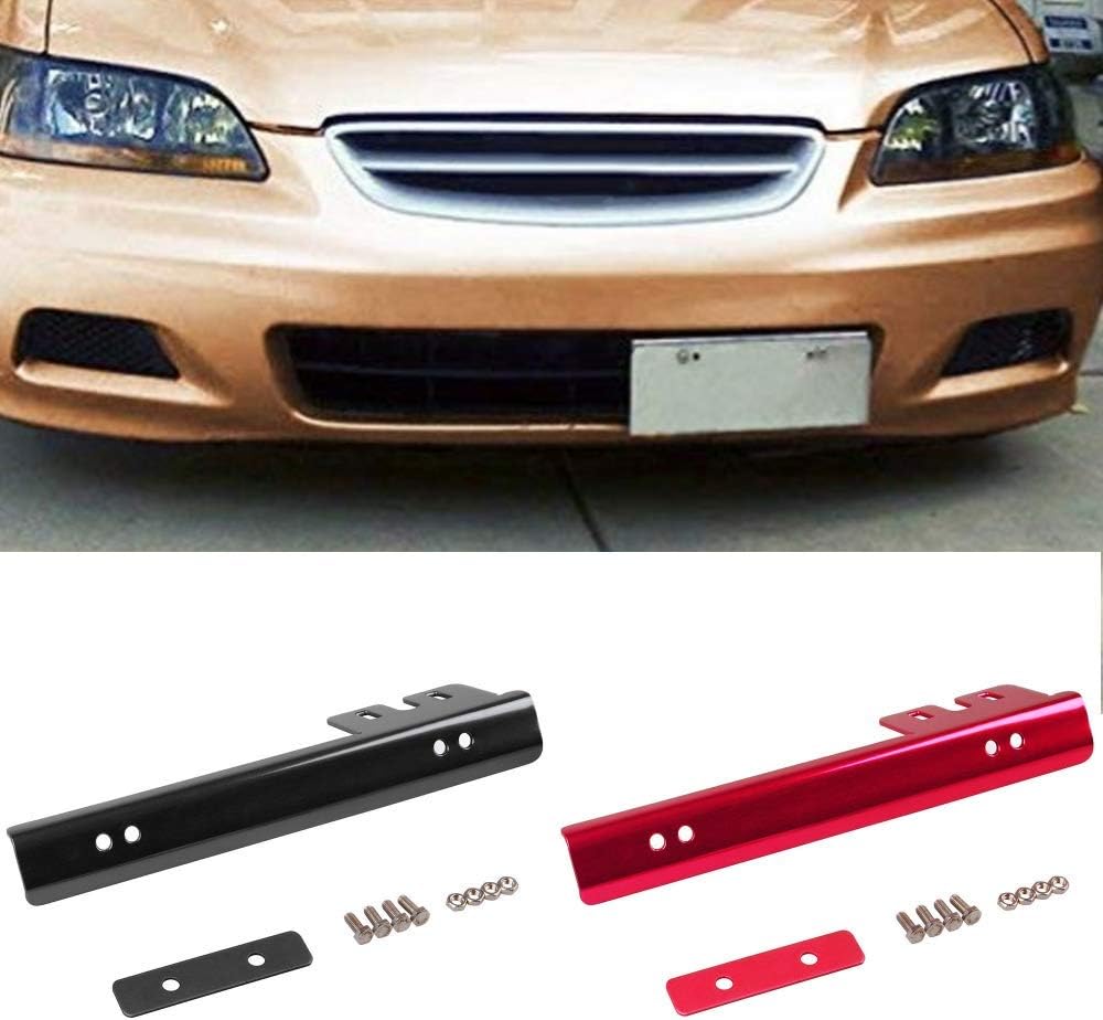 Amazon Morytrade ナンバーステー オフセット ナンバープレート 移設 キット ステー ホルダー 黒 ナンバーカバー ホルダー 車 バイク