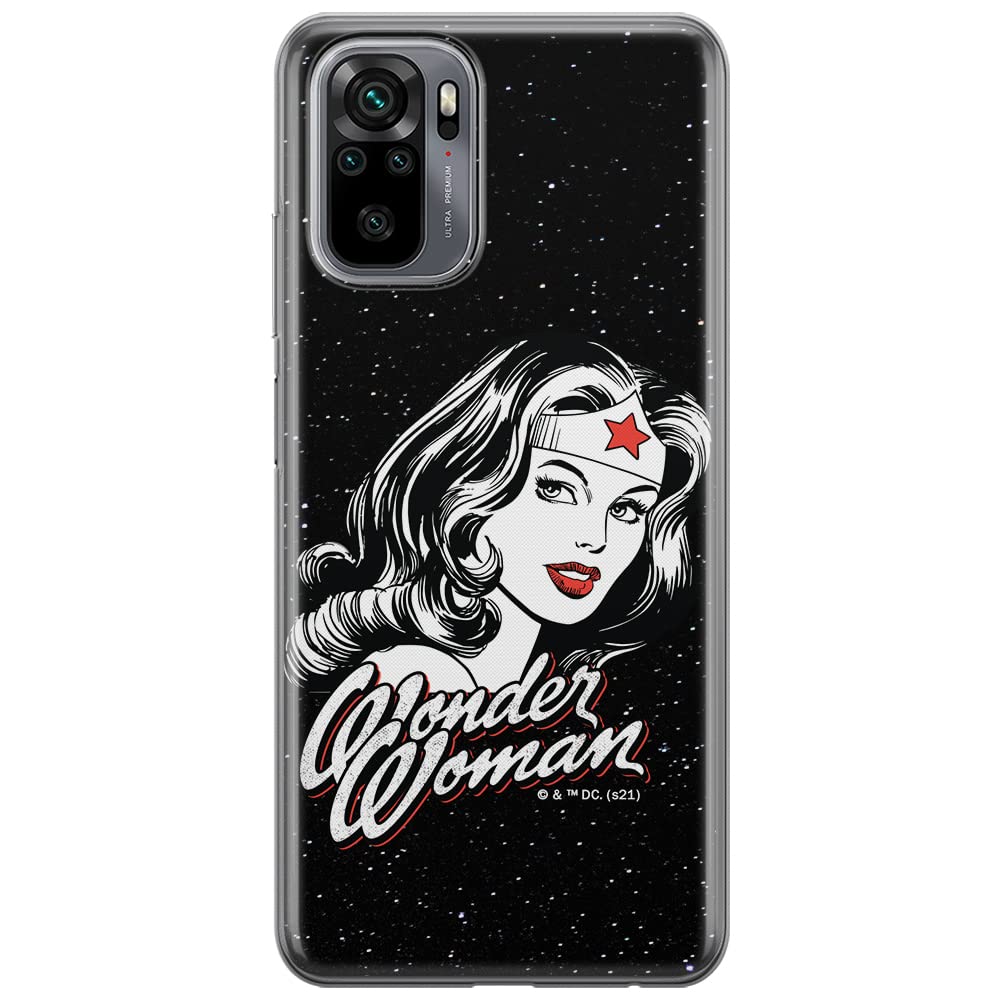 ERT GROUP mobile phone case for Xiaomi REDMI NOTE 10/ 10S original and officially Licensed DC pattern Wonder Woman 023 optimally adapted to the shape of the mobile phone, case made of TPU