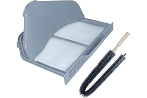 NICHEFLAG DC97-16742A Dryer Lint Filter with Dryer Cleaner Vent Brush Replaces DC61-03048A Case Filter, DC61-02610A Dryer Lint Trap Screen Filter Replacement DC61-03902A