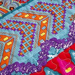 Bohemian Quilt Set Full/Queen, 3 Pieces Boho