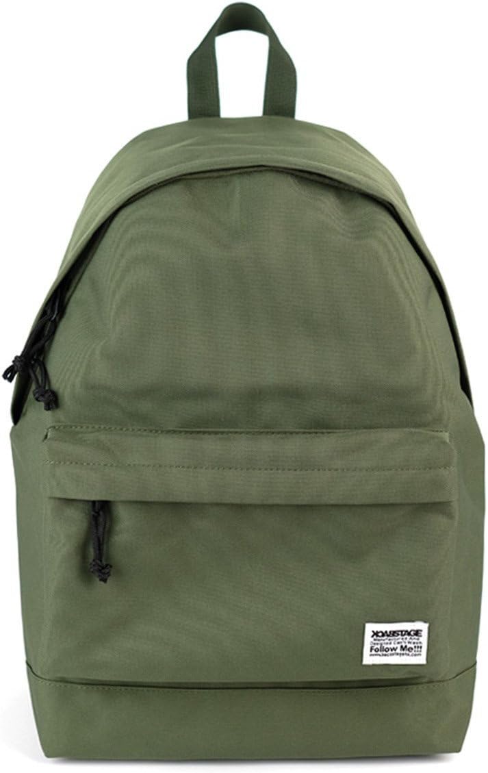 XSBAO Simple Casual Student Bag Male Campus Female Backpack Fashion Trend, Green