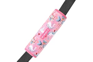 Amintiri Seat Strap Shoulder Pads for Kids, Seat Belt Cover for Children, Soft Furry Seat Belt Cushion for Travel, Cartoon Car Seat Belt Pad Cover for Boys and Girls.