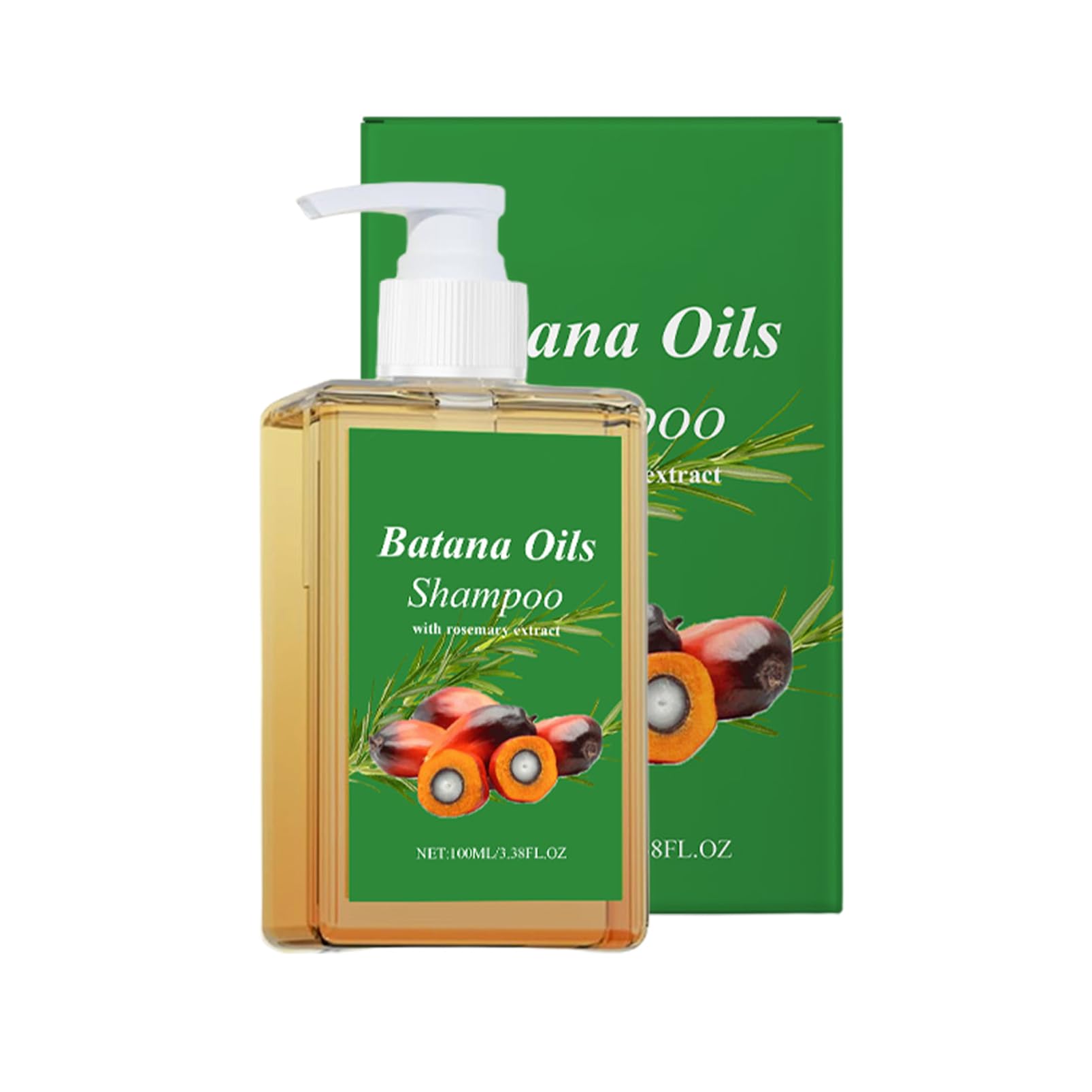 Batana Oil Shampoo,Organic Batana Oil for Healthy Hair,Anti Hairs Loss, Eliminates Split Ends,Repairs Damaged Hair for Denser Fuller Healthier Hairs for Men & Women,100ML