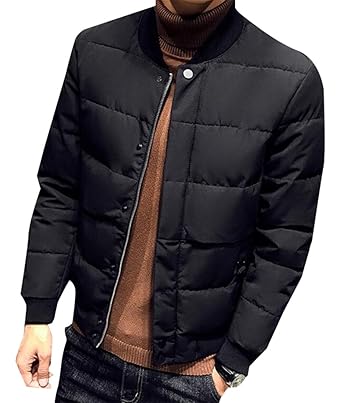 packable down baseball jacket