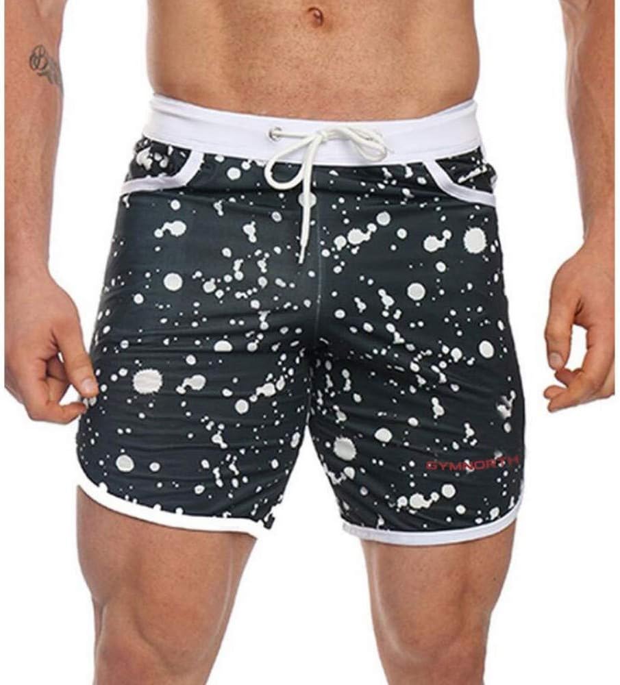 Sinedoly Men's Beach Pants Swimming Trunks Summer Camouflage Running Shorts
