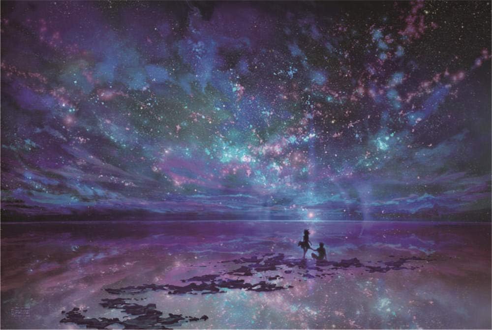 INFANDW Puzzle Jigsaw Puzzles for Grown Ups 1000 Piece Jigsaw Puzzles for Adults Jigsaw Floor Puzzle 29.5x19.7inch Beautiful starry sky