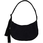 BAGGU Medium Nylon Crescent Bag - Black