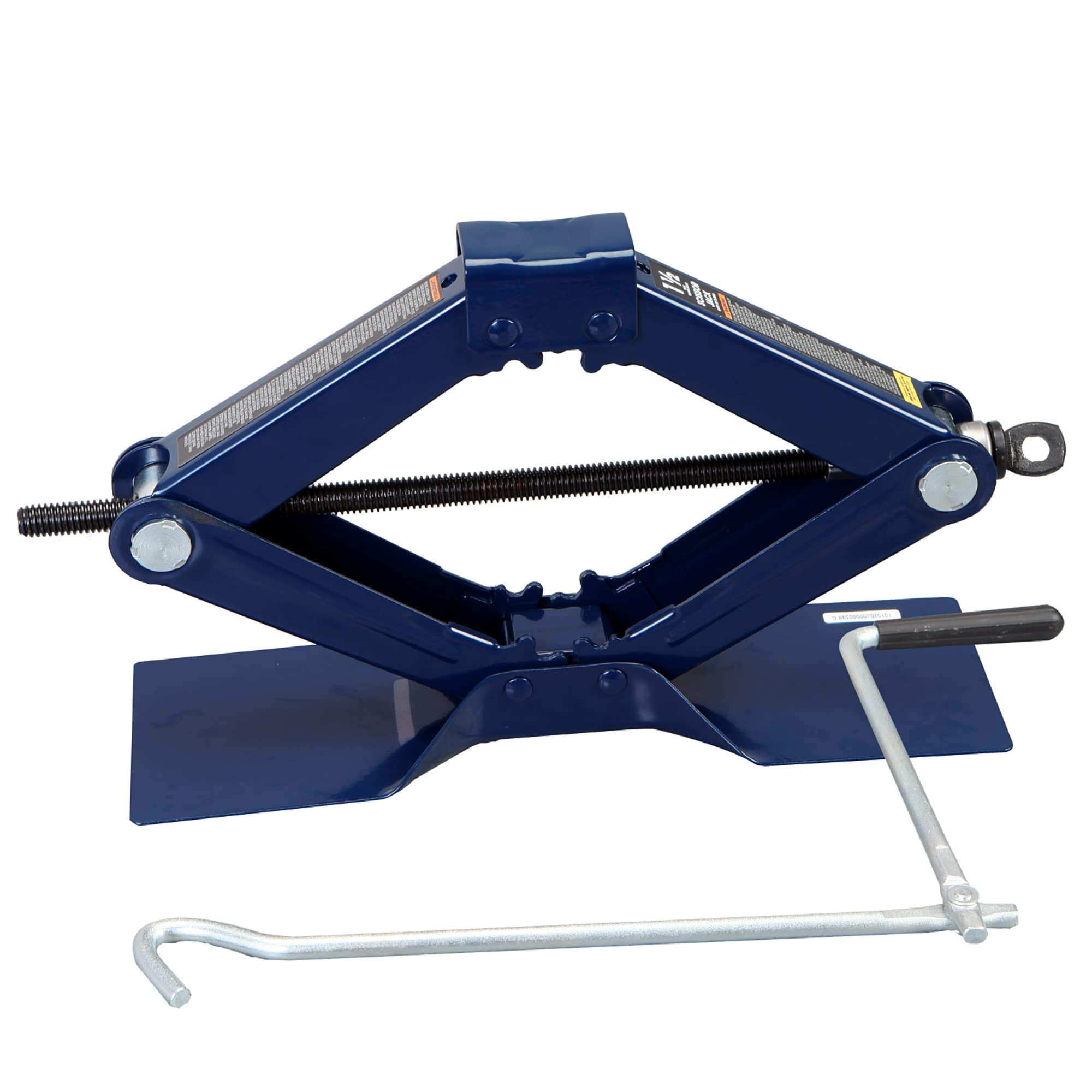 TCE AT10152U Torin Steel Scissor Lift Jack Car Kit, 1.5 Ton (3,000 lb) Capacity, Blue