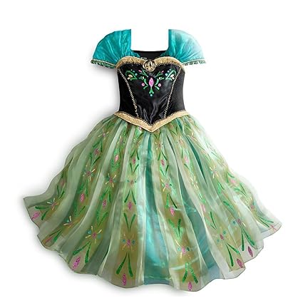 Disney Store Frozen Princess Anna Deluxe Coronation Costume 910