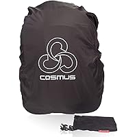 Cosmus 50 Ltrs Black Rain & Dust Black Pack Cover