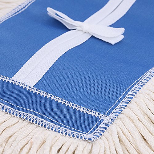 6 Pack 24'' Industrial Strength Cotton Dust Mop Head Refill Thick Tufted Replacement Head for Home, Industrial and Commercial Use Fits Standard Size Mop Frame Perfect for Hardwood, Laminate, Concrete