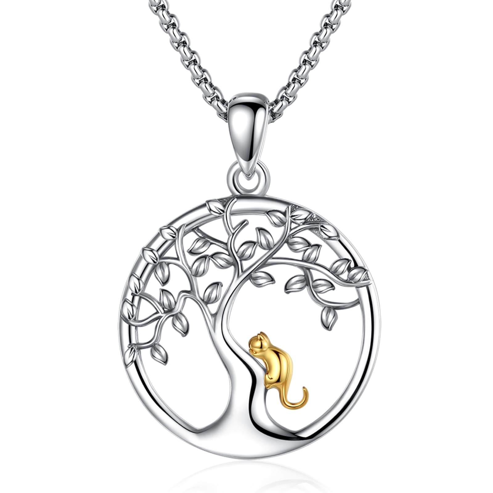 Eusense cat necklace