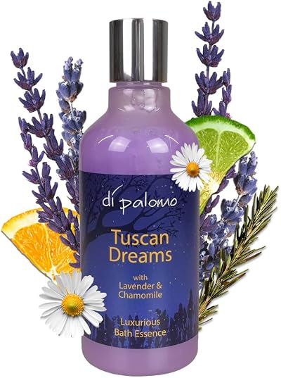 Di Palomo Vegan Tuscan Dreams Bath Essence 300ml Lavender Chamomile Luxury