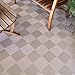 Deck and Patio Flooring Tile (Set of 30) Color: Brown