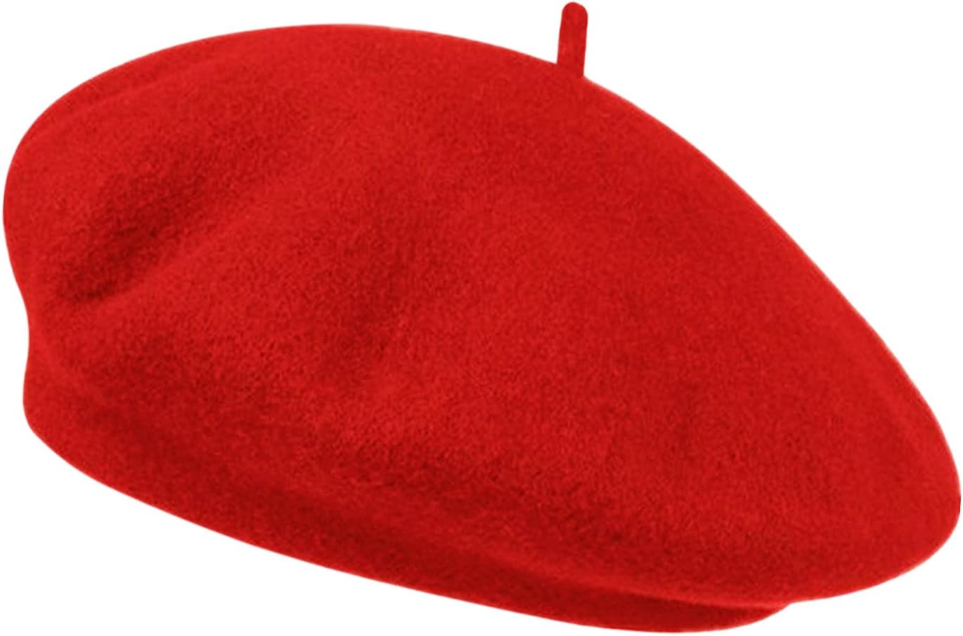 YaWindYaMens Womens French Style Classic Solid Color Wool Warm Berets Beanies Cap Hats Unisex