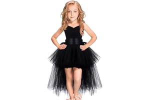 Tao-Ge Christmas Tutu Dress for Girls Tulle Dresses Fairy Princess Dress for Kids Toddler Little Girl Birthday Party Outfit