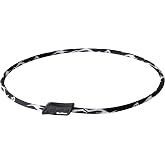 Phiten X30 Tribal II Titanium Necklace - Sport Necklace Permeated with Aqua Titanium Technology for Neck and Shoulder - Power Elastomer Core with Micro Titanium Spheres