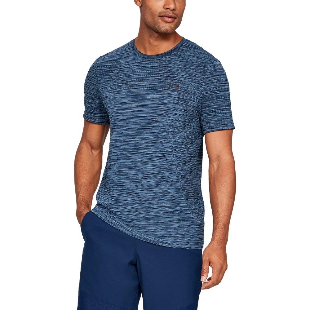 Under Armour Vanish Seamless Short Sleeve, Men's T Shirt with Tight Cut, Cool and Breathable Running Apparel for Men Men