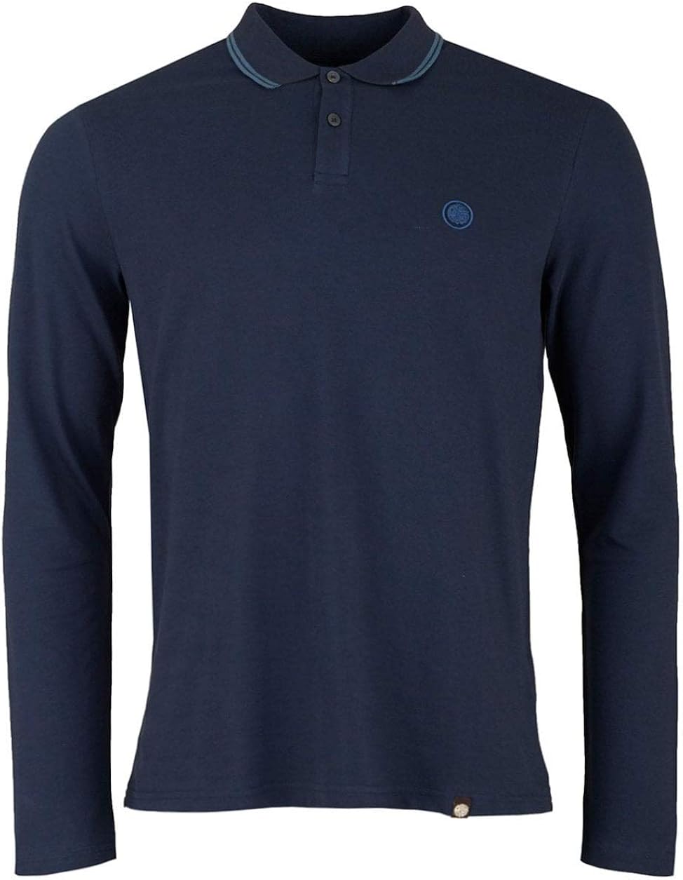 Pretty Green Long Sleeve Tipped Polo Navy XX Large Navy at Amazon Menâs Clothing store