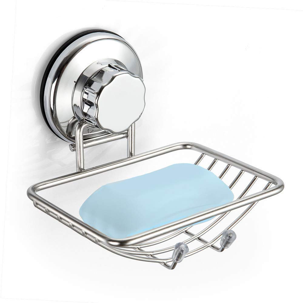 Sanno suction cup soap dish, powerful suction cup, sponge holder