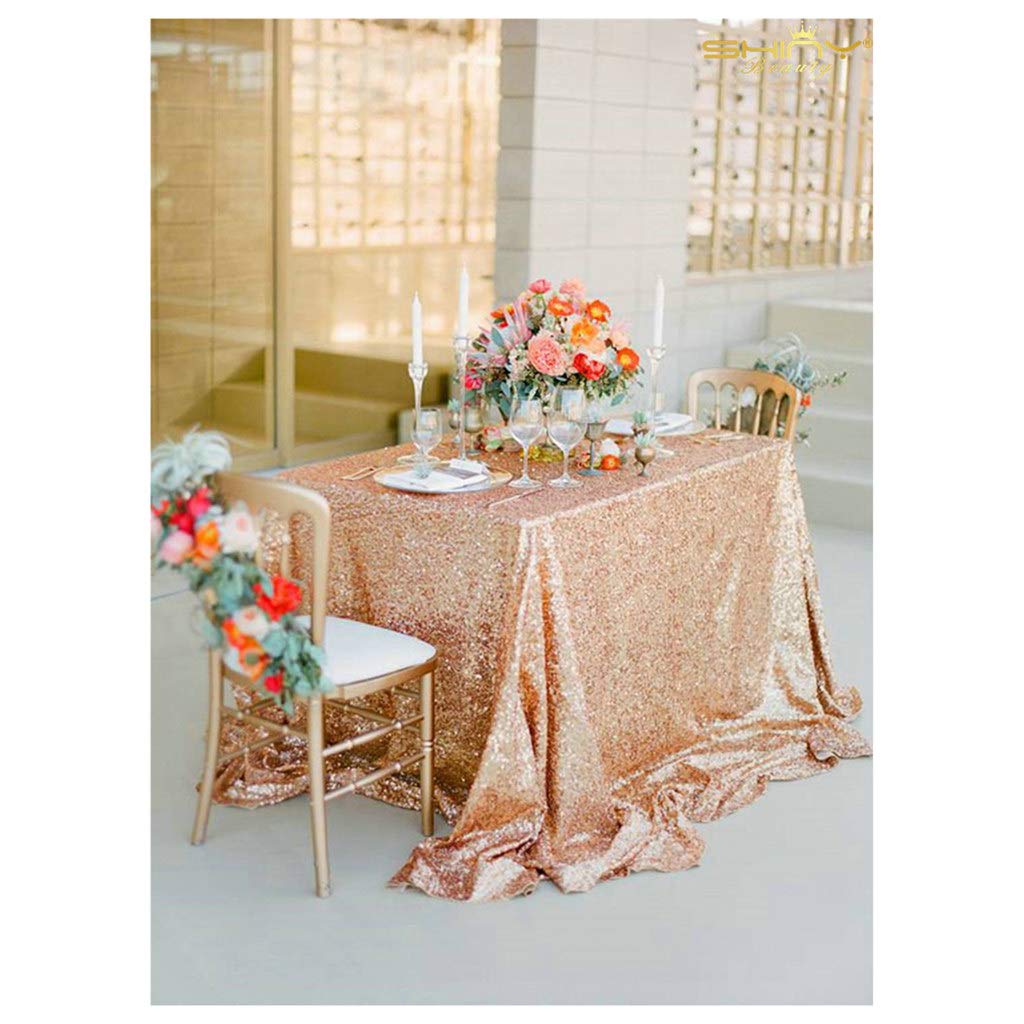 Best gold round table cloth overlay